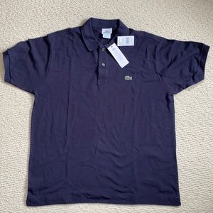 Lacoste Classic Pique Polo Navy blue, sz 6/Lg, new